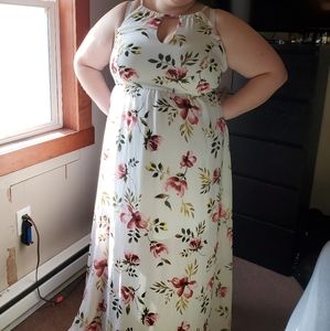 Torrid Long floral dress
